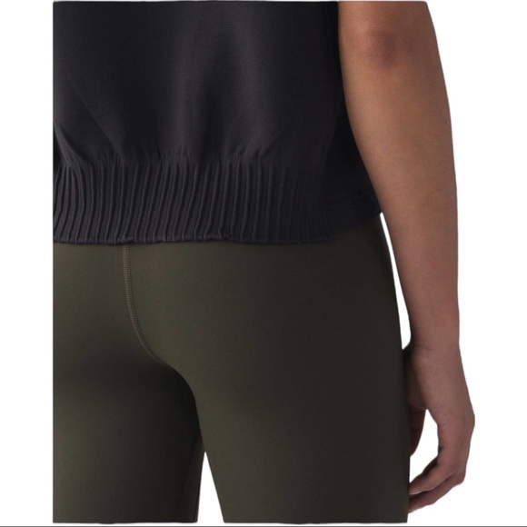 Lululemon NTS Cropped Short Sleeve Black 12 XL - Picture 7 of 9